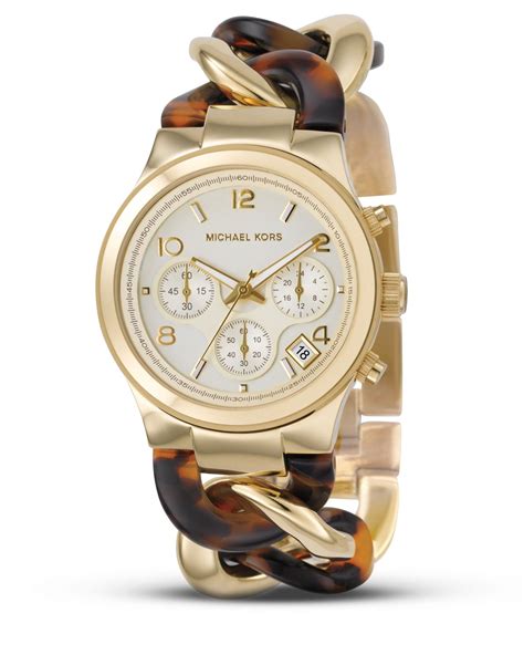 Women’s Michael Kors Tortoise Link Bracelet Watch MK